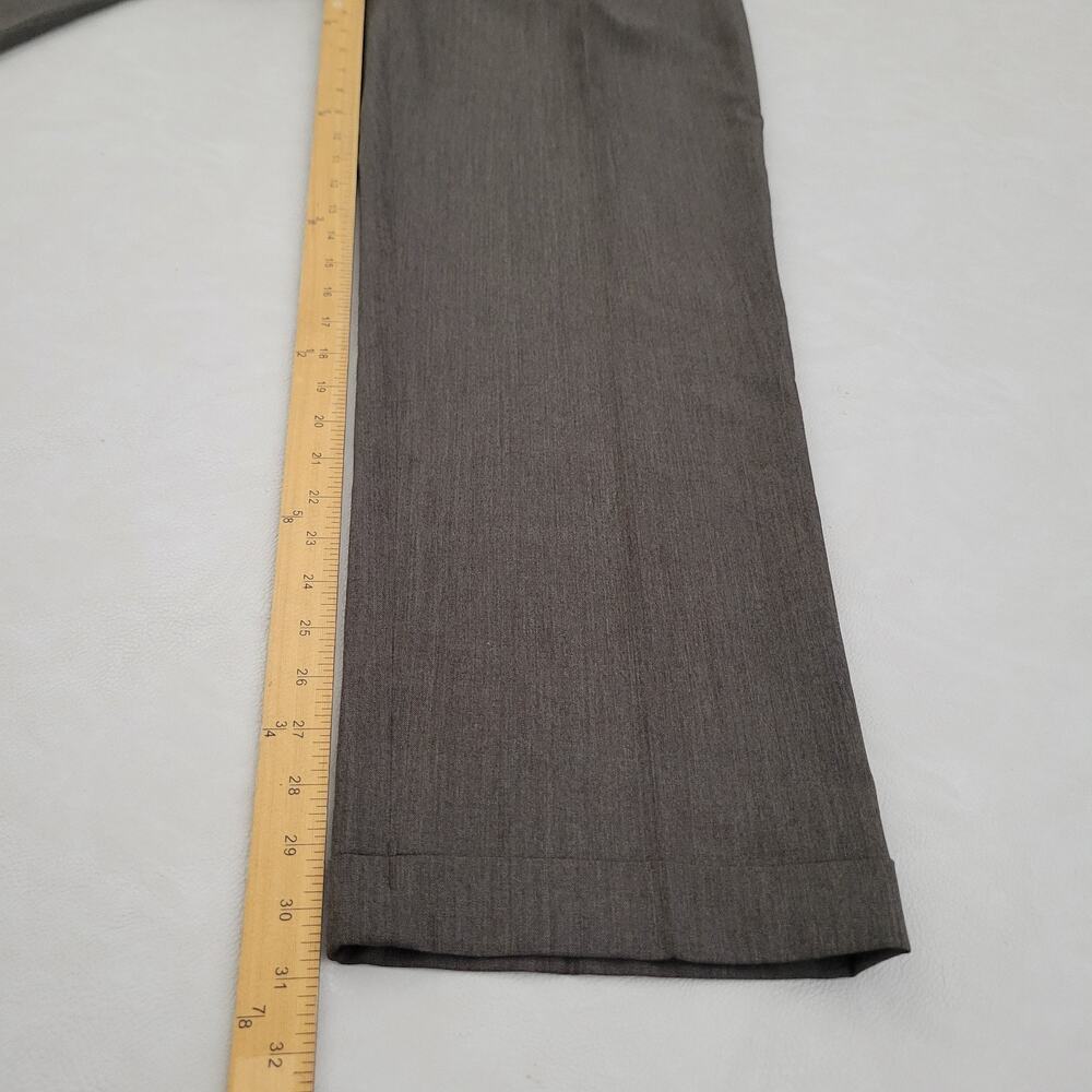 Brooks Brothers Pants Men 38x32 Brown Madison Fit 100% Wool Chino Trousers - Picture 6 of 11